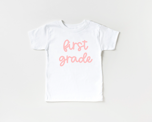 First Grade Girly Tee