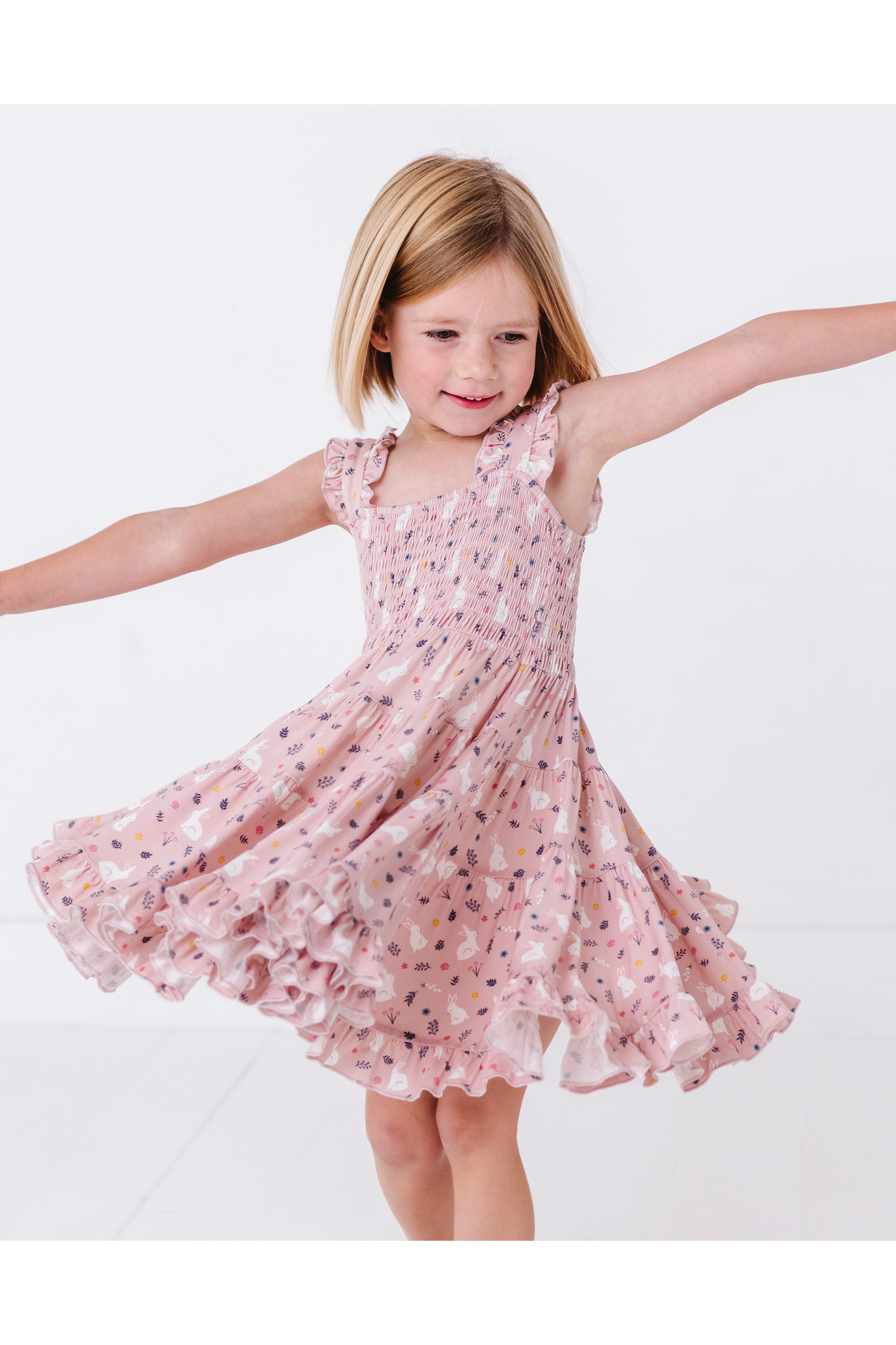 Belle Bunny Smocked Tank Dress