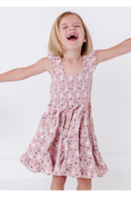 Load image into Gallery viewer, Belle Bunny Smocked Tank Dress
