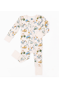 Load image into Gallery viewer, Bamboo One Piece Zip Pajama -Little Builder
