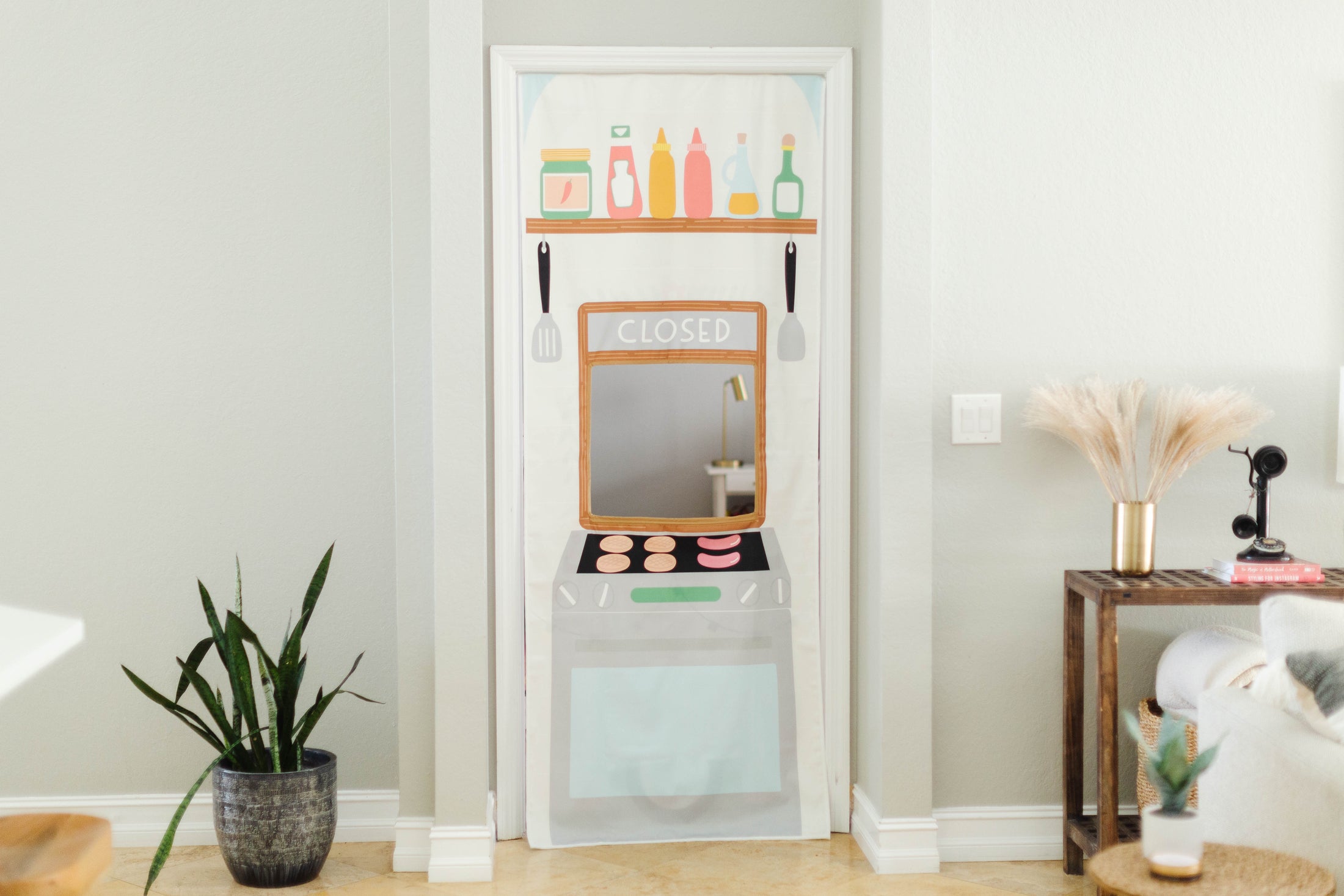 Camper Food Truck & Kitchen Doorway Storefront | Pretend Play Toy for Kids