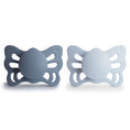 Load image into Gallery viewer, FRIGG Butterfly Anatomical Silicone Pacifier 2-Pack (0-6 Months)
