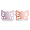 Load image into Gallery viewer, FRIGG Butterfly Anatomical Silicone Pacifier 2-Pack (0-6 Months)
