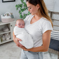 Load image into Gallery viewer, Muslin Swaddle Blanket in White, 2 Pack
