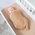 Load image into Gallery viewer, Muslin Swaddle Blanket in Caramel, 1 Pack
