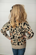 Load image into Gallery viewer, Leopard Button Sweater
