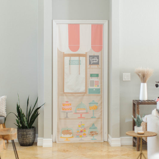 Farmer's Market & Bakery Doorway Storefront | Kids Pretend Play Shop