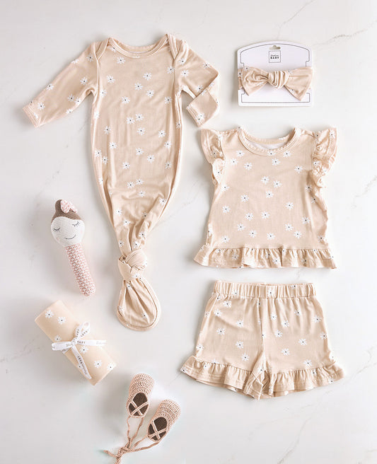 Knotted Gown - Mini Floral