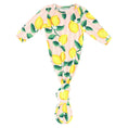 Load image into Gallery viewer, Knotted Gown - Pink Stripes + Lemons
