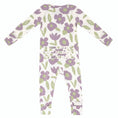 Load image into Gallery viewer, Cozy Romper - Purple Floral
