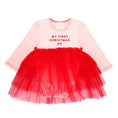 Load image into Gallery viewer, Long Sleeve Tutu Dress - My First Christmas
