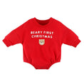 Load image into Gallery viewer, Sweatshirt Romper - Beary First Christmas
