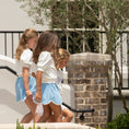 Load image into Gallery viewer, Scalloped Skort in Brighton Blue
