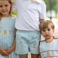 Load image into Gallery viewer, Liam Shorts with Back to School Embroidery
