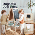 Load image into Gallery viewer, Tiny Land® Pink Magnitales Easel & Paper Roll Set
