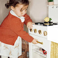 Load image into Gallery viewer, Tiny Land® Wooden Play Kitchen for Toddlers - Honey Kitchenette Pretend Cooking Set
