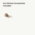 Load image into Gallery viewer, Tiny Land® Wooden Play Kitchen for Toddlers - Honey Kitchenette Pretend Cooking Set
