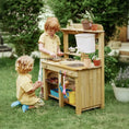 Load image into Gallery viewer, Tiny Land® Mud Kitchen - DuoPlay Outdoor Play Kitchen for Kids
