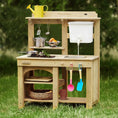 Load image into Gallery viewer, Tiny Land® Mud Kitchen - DuoPlay Outdoor Play Kitchen for Kids
