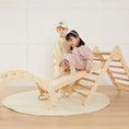 Load image into Gallery viewer, Tiny Land® Pikler Triangle 7-in-1 Montessori Climbing Set
