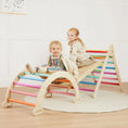 Load image into Gallery viewer, Tiny Land® Pikler Triangle 7-in-1 Montessori Climbing Set

