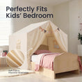 Load image into Gallery viewer, Tiny Land® Kids Tent – Large Cozy Tent with Star Lights
