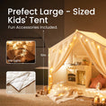 Load image into Gallery viewer, Tiny Land® Kids Tent – Large Cozy Tent with Star Lights
