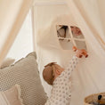 Load image into Gallery viewer, Tiny Land® Kids Tent – Large Cozy Tent with Star Lights
