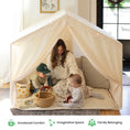 Load image into Gallery viewer, Tiny Land® Kids Tent – Large Cozy Tent with Star Lights
