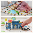 Load image into Gallery viewer, Tiny Land® 110-Piece Wooden Train Set with Folding Storage Box
