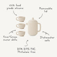 Load image into Gallery viewer, Silicone Tea Play Set
