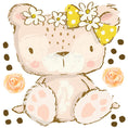Load image into Gallery viewer, Baby Elephant - Fabric Nursery Wall Art Decals
