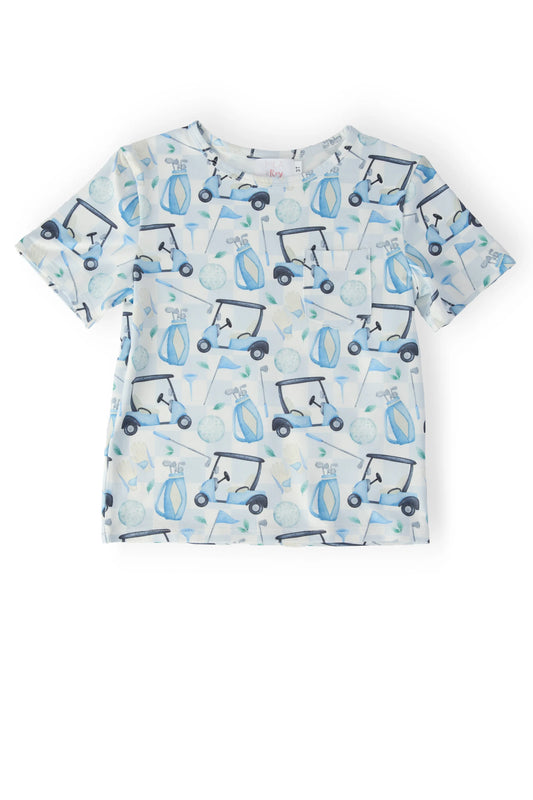 BOYS TEE TIME S/S POCKET TEE
