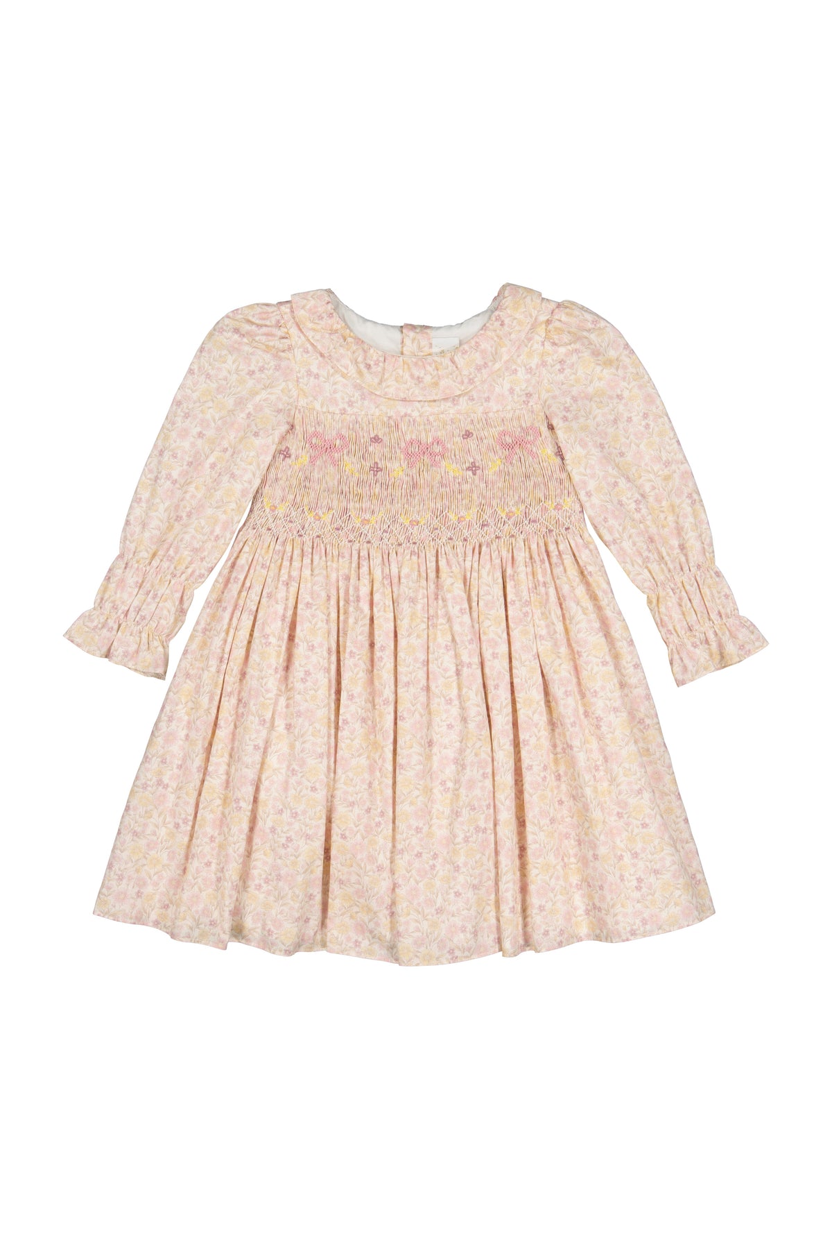 MARIE ANTOINETTE FLORAL SMOCKED DRESS