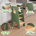 Load image into Gallery viewer, Adjustable Toddler Kitchen Tower with Safety Bars

