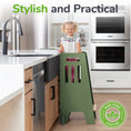 Load image into Gallery viewer, Standing Toddler Tower with Sliding Safety Door

