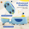 Load image into Gallery viewer, Toddler Ride on Toy with Trailer and Light Music

