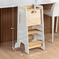 Load image into Gallery viewer, Standing Toddler Tower with Sliding Safety Door
