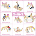 Load image into Gallery viewer, Triangle Set 8-in-1 Foldable Baby Climbing Toys Astronaut/Unicorn Theme
