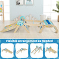 Load image into Gallery viewer, Triangle Set 8-in-1 Foldable Baby Climbing Toys Astronaut/Unicorn Theme
