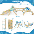 Load image into Gallery viewer, Triangle Set 8-in-1 Foldable Baby Climbing Toys Astronaut/Unicorn Theme
