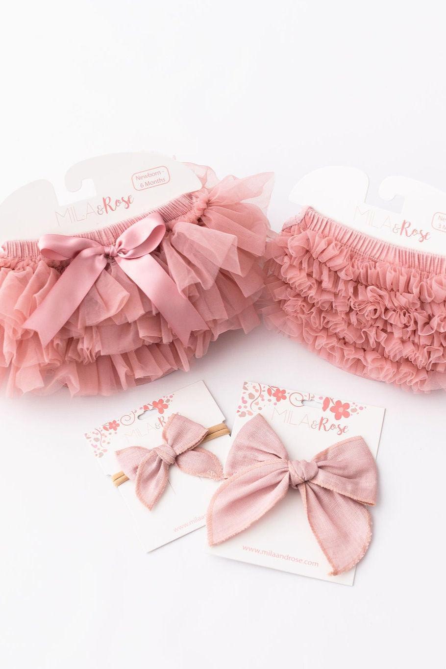 Vintage Pink Ruffle Bum Bloomer