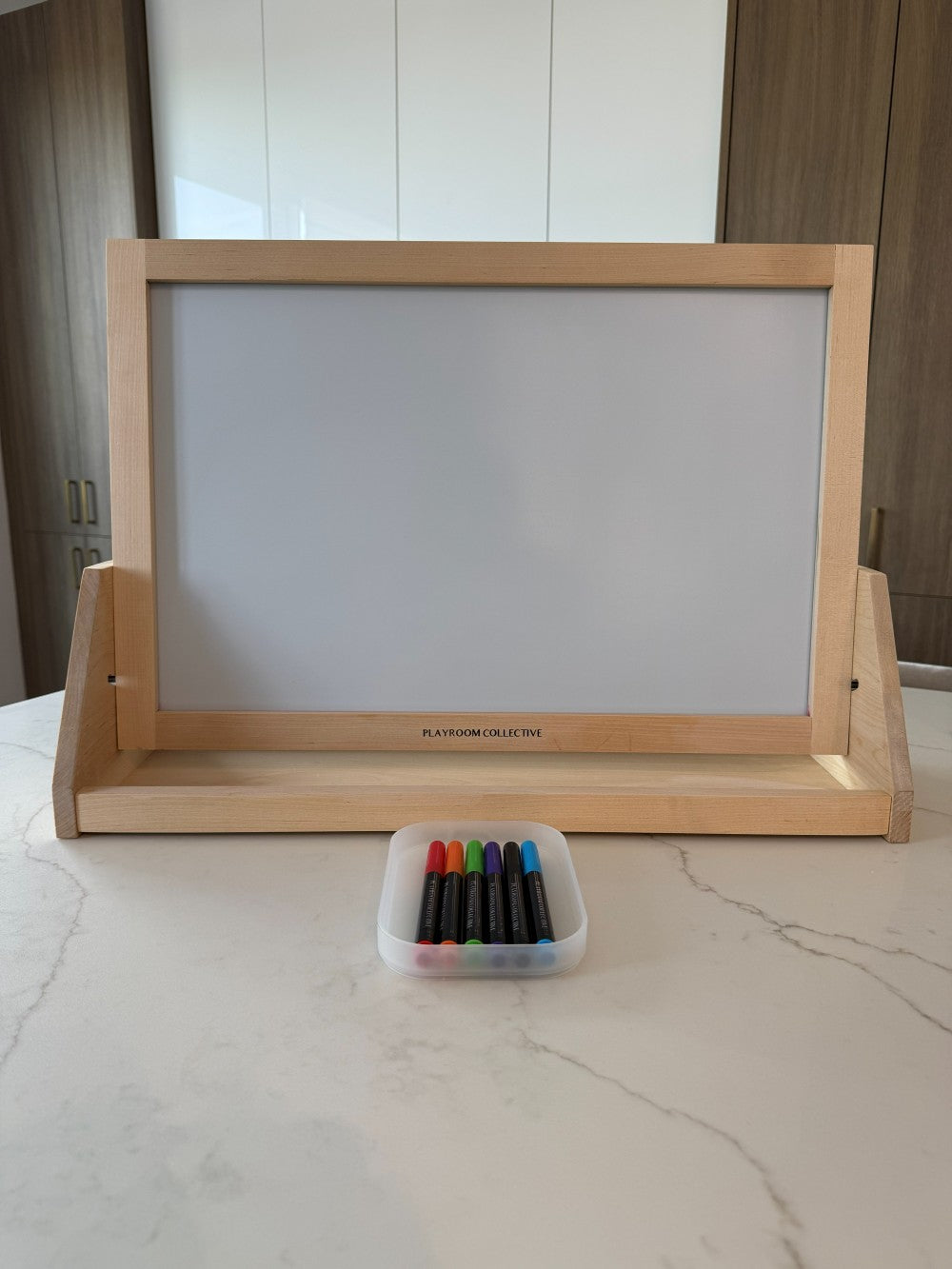 Wooden Tabletop Easel | 3-in-1 Magnetic Art Station
