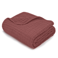 Load image into Gallery viewer, Baby Muslin Blanket in Wine

