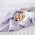 Load image into Gallery viewer, WAFFLE KNIT RECEIVING BLANKETS
