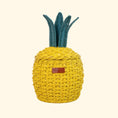 Load image into Gallery viewer, Pineapple Storage Basket Small - Yellow
