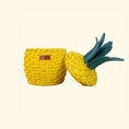 Load image into Gallery viewer, Pineapple Storage Basket Small - Yellow
