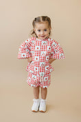 Load image into Gallery viewer, Shorts Set | Strawberry Gingham
