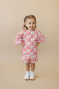 Load image into Gallery viewer, Shorts Set | Strawberry Gingham
