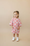 Load image into Gallery viewer, Shorts Set | Strawberry Gingham

